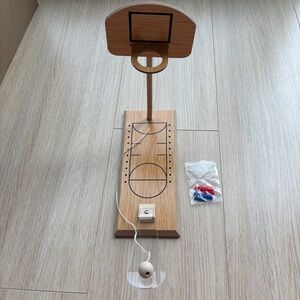 Mini Wooden bord Basketball Ring Toss Game – Table top basketball toy Party Game